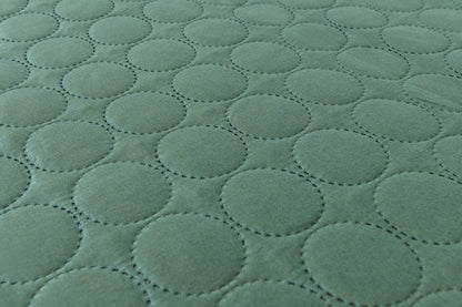 Bedspread Circles - Dark Green