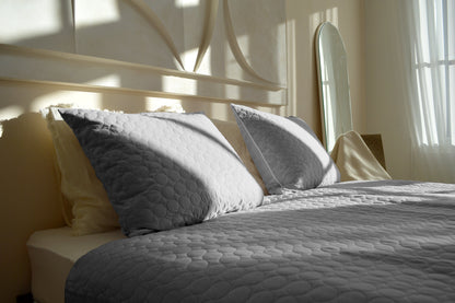 Bedspread Circles - Silver