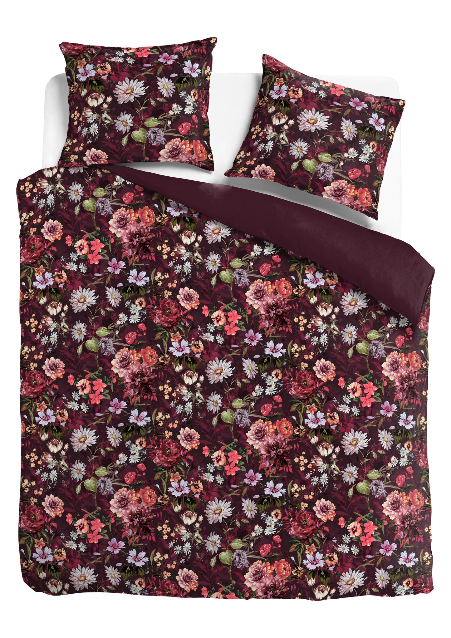 Sleep Sense® Polyester-Katoen Dekbedovertrekset Esra Flowers