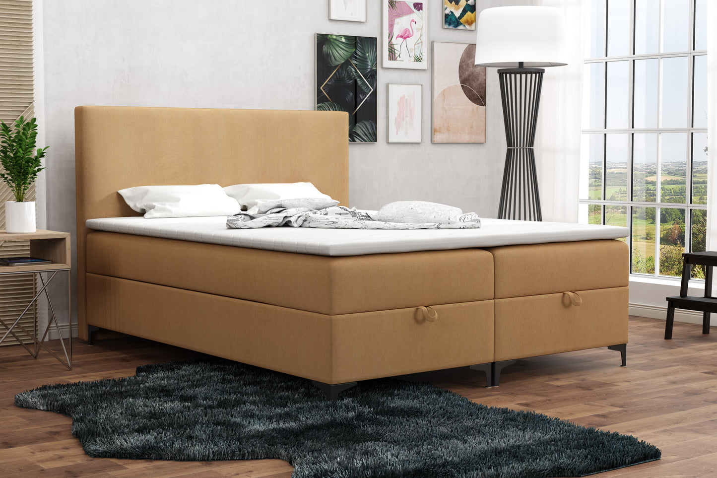 Boxspring Velvet Longo